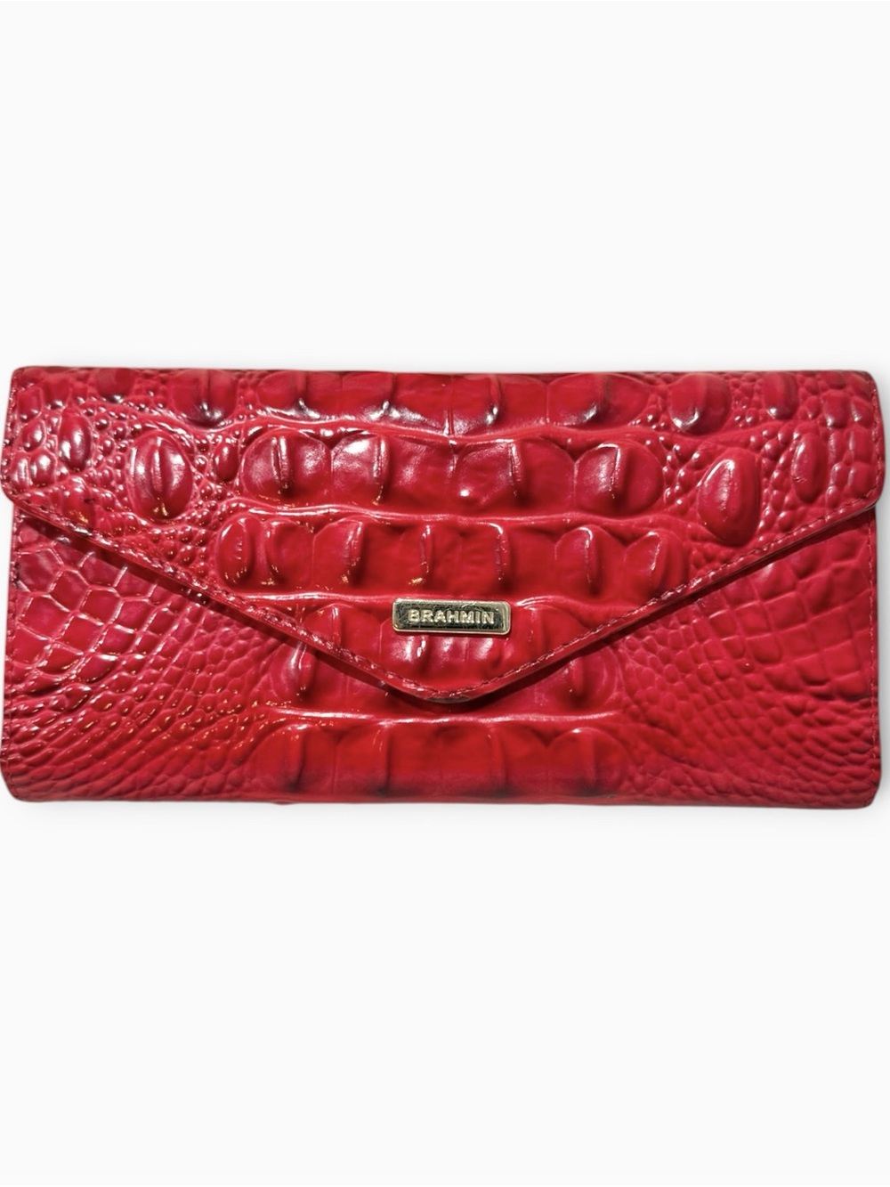 NWOT Brahmin Veronica Melbourne Embossed Le Carnation Wallet